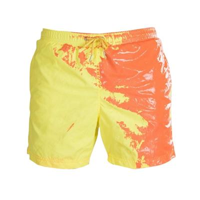 China Plus Size Men's Beach Shorts Men's Magic Color Change Swimming Short Trunks Summer Swimwear Swimwear Shorts Quick Dry for sale