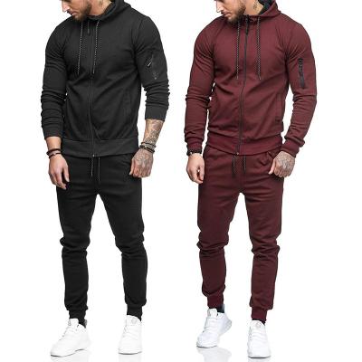 China Newest Breathable Custom Sweat Suit Mens Jogging Tracksuit Wholesale Jogging Sports Mens Suits for sale