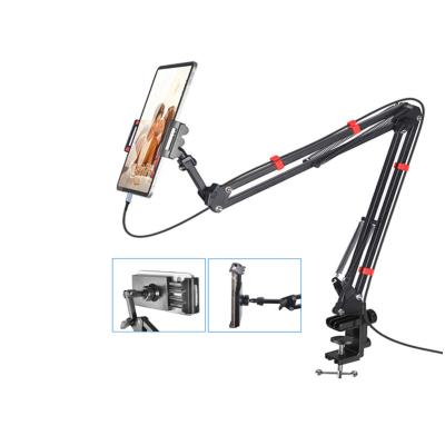 China Amazon NB-35 Hot Selling Adjustable Live Streaming Desk Bed Clip Bracket Mobile Phone Holder Lazy Phone Holder Mobile Phone Bracket for Office for sale