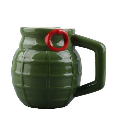 China Viable Pomegranate Shaped Funny Ceramic Mug For Sale for sale