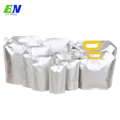 China High Quality Moisture Proof Aluminum Foil Liquid Packaging Stand Up Pouch With Spout for sale