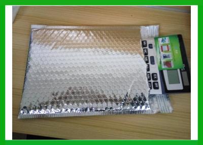 China Moisture Shockproof Metallic Poly Foil Bubble Insulated Mailers For Shipping for sale