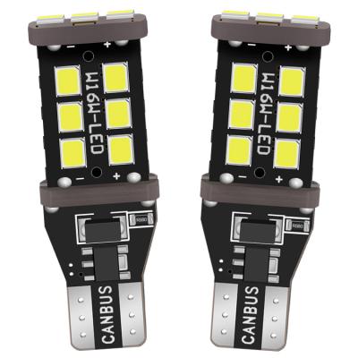 China White Car Led Bulbs W16w Led Light 2835 Smd Width For Car T15 Canbus Error Free Lamp 12v 11*37mm for sale