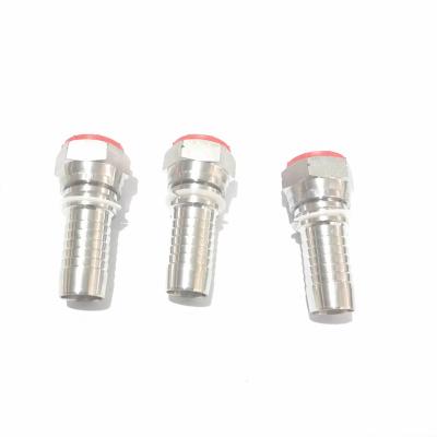 China High Efficiency Hydraulic Jic Female Hose Fitting And Fittings Spare Parts Stainless Steel Hydraulic Hose Fitting for sale