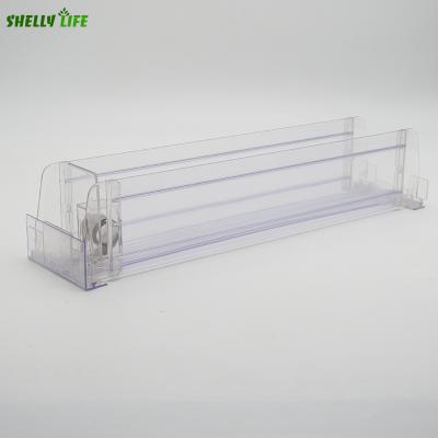 China Wholesale Easy Adjustable Retail Width Auto-Feed Spring Push Plastic DIY Supermarket Shelf Pusher System For Sale for sale