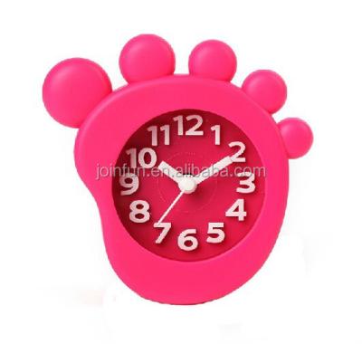 China Suitable for chrildren custom made cheap alarm clock, kids plastic alarm clock, funny novelty kids alarm clocks for sale