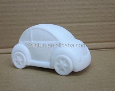 China Suitable for chrildren custom diy vinyl toys car, mini car shaped blank diy vinyl toy, make your own vinyl toys for kids for sale