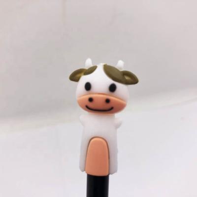 China 3D Pencil Topper Toy, Soft Rubber Pencil Topper, Custom Cartoon PVC Dog Shape PVC Europe Pencil Topper For Kids for sale