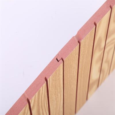 China EUROPEAN High Quality Interior Designing Fireproof Wooden Sound Absorbing Wall Decoration Board Acoustic Panel for sale