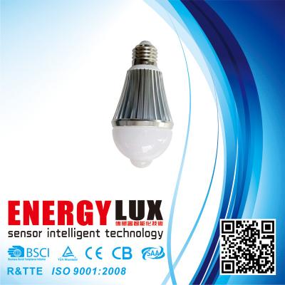 China ES-B04 E27 bulb with movement detector 6W for sale