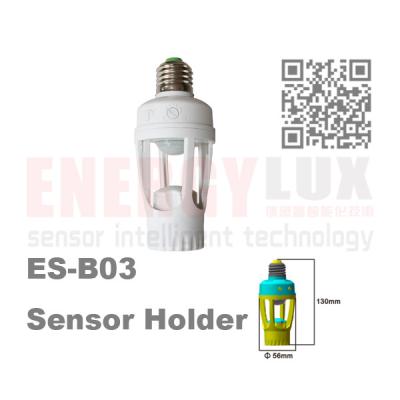 China PIR Motion Sensor E27 Lamp Holder Infrared Human Body Induction for sale