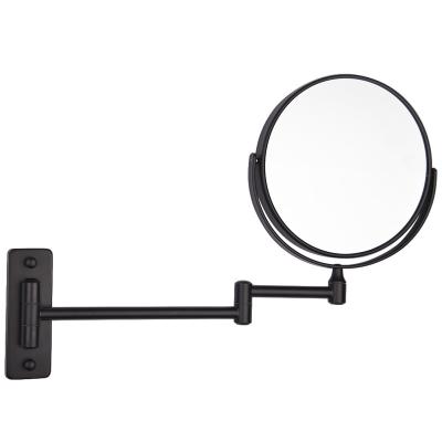 China Chrome Magnifying Mirror Two Side Round Shape Bathroom Vanity Wall Mounted Cosmetic Mirror Magnifying Cosmetic Mirror for sale