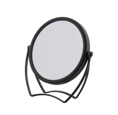 China 360 Degree Magnification Rotating Round Double Sided Cosmetic Mirror Makeup Mirror Table Top Representing Bedroom Use for sale