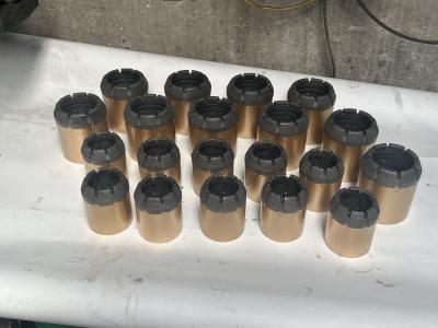 Chine Diamond Core Drill Bit And imbibé alésant Shell NQ3 HQ3 PQ3 à vendre