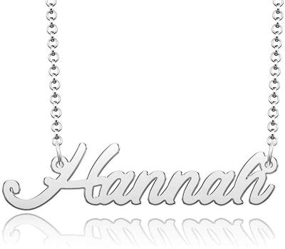 China Mysterious Nameplate Necklace Fashion Jewelry Custom Necklace with Names for sale