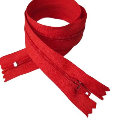 China Auto Lock Garment Accessories Manufacturer Fashion Clogged Custom Factory Nylon Zipper for sale