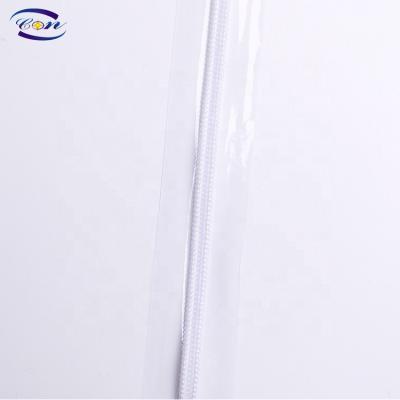 China Other All Size Open End Transparent Plastic Zipper With Best Price for sale