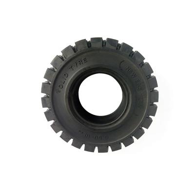 China Super High Quality Black Press Forklift Solid Tire Solid Rubber Tire for sale