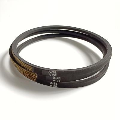 China A28 Equipment Color High Quality Classic V-Belt Rubber V-Belt For Lawn Mower Industrial Sewing Machine for sale