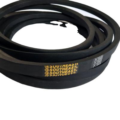 China Brown Polyester Yarn Quality Assurance Steel C98 Ring Hard Core Standard Rubber V Belt for sale