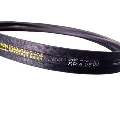 China Factory direct sales classic triangle belt harvester v belt SPA1207 type generator drive rubber V belt for sale