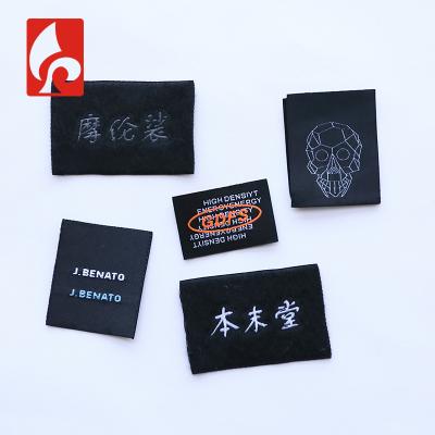 China Shirt Tags Washable Custom Label Textile Clothing Label And Tag for sale