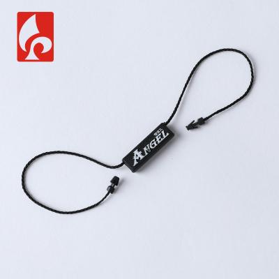 China Sustainable Custom Plastic String Seal Tag String Tag Elastic Price Tag for sale