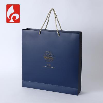 China Recyclable Custom CARRIER Custom Apparel Nice Goods Durable Gift Packaging Paper Bags Recyclable Paper Bags for sale