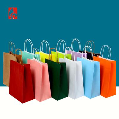 China Recyclable Small Kraft Paper Bags Food Small Paper Tote Bag Small Paper Bag for sale