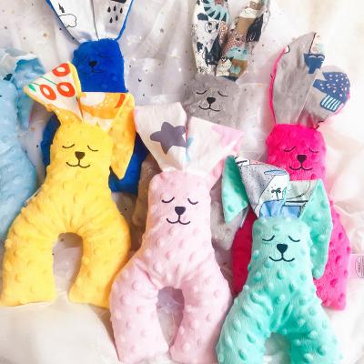 China Newborn Toy Baby Appease Toy Rabbit Easter Plush Sleeping Toy Baby Kawaii Bunny Plush Rabbit Soft Dolls Soft Stuffed Toys For Girls for sale