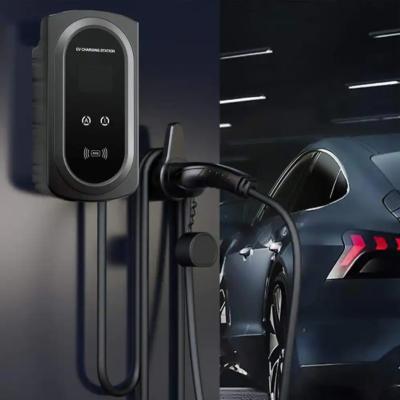 China APP Control Factory Supply Level 2 7kw IEC62196 Type - 2 Portable EV Car Charger 8A-16A-25A-32A Electric Vehicle Charger for sale