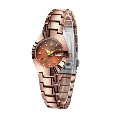 China HANNAH MARTIN Women's Automatic Date Style Diamond Watch Quartz Watches Diamond Square Special Elegant Women's Stainless Steel Case for sale