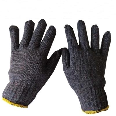 China Modern Leather Gloves Safety Garden Work Gloves Cotton Gloves With PVC Dots for sale