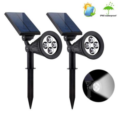 China Two Patterns Lights /Bright Light / Chargeable Wireless Waterproof Solar Garden Light 2019 New Full Size Landscape Spotlights for sale