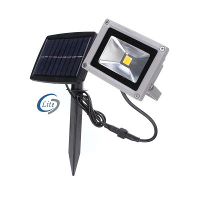 China LANDSCAPE 100w 200w lithium battery solar flood light working 24-36 hours in rainy day for more than 2 days for sale