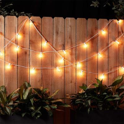 China Personalized Super Bright Solar Outdoor Decoration Landscape Decoration Christmas String Light Bulb Solar String Light for sale