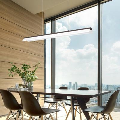 China 2021 Modern New Product Popular Design Aluminum Strip Light Design Indoor Desk Batten Lamp Fixtures for sale