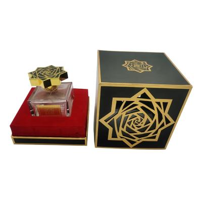 China Boutique Recyclable Flower Hollow Out Design Luxury Perfume OEM Service Packaging Gift Paper Box for sale