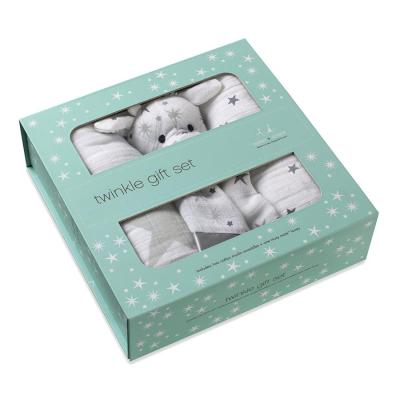 China Recyclable Luxury Baby Gift Box Kids Baby Biodegradable Baby Gift For Dressing Paper Packaging Box For Dress for sale