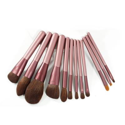 China Fan Brush Grape Set Logo Glitter Pro Professional Artist Your Own Brand Makeup Brush 12pcs for sale