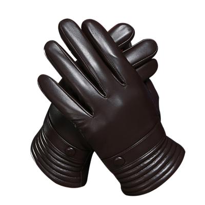 China Striped Classic Style Fully Customized Leather Gloves Car Bus Driving Gloves Wholesale For Men And Women for sale