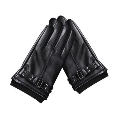 China Wholesale Comfortable Men's 5503 Leather Gloves Screen Touch Design Your Own Goalkeeper Outdoor Sport Warm Glove For Men for sale