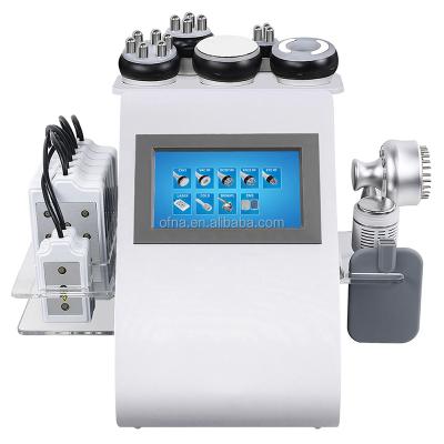 China Portable 9 in1 Weight Loss Laser Slimming Ultrasonic Skin Lifting Vacuum RF 40k Cavitation Machine Use For Beauty Salon for sale