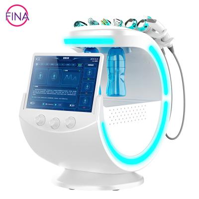 China Newest Wrinkle Remover 7 in 1 Oxygen Sprayer Hammer RF Cool Hot Skin Care Facial Machine for sale