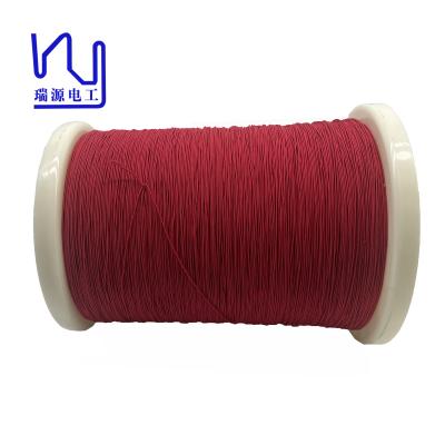 China Red silk covered wire 0.1mmx50 litz wire served natural silk for electric motor winding wire zu verkaufen