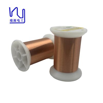 China Solderable Enamelled Copper Magnetic Wire UEW 155 Insulation 0.019mm Copper Wire for sale