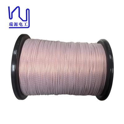 Chine 2UEW-F Taped Litz Wire 0.05mmx600 PTFE Insulation Taped Stranded Copper Wire à vendre