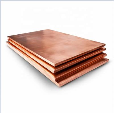 China C10100 High Purity 6N 7N 99.99999% Pure Copper Plate Electrolytic Copper Oxygen Free Copper for sale