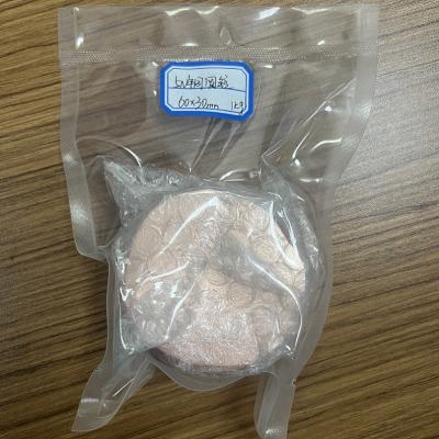 China Custom 99.999% 5N High Purity Round Copper Ignot for sale