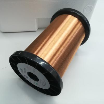 China 2UEW155 0.09mm 0.08mm Super Thin Enameled Copper Wire Magnet Wire for sale